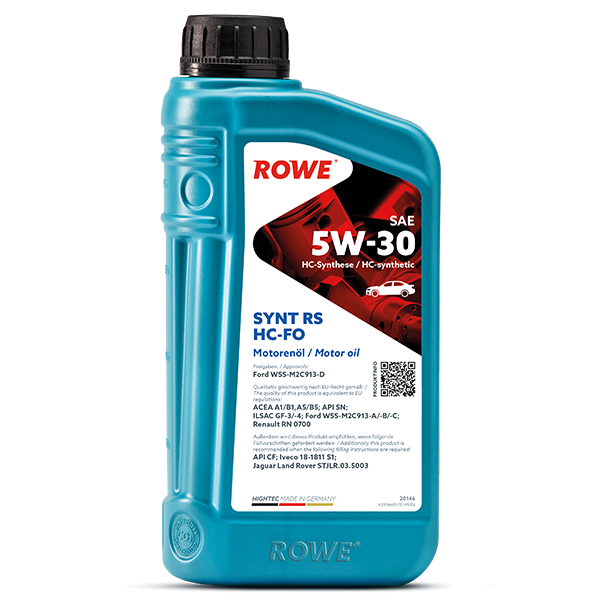 HIGHTEC SYNT RS SAE 5W-30 HC-FO_Rowe_Artikelbild DieHalle3.0_DerShop3.0_1L HIGHTEC SYNT RS SAE 5W-30 HC-FO_Rowe_Artikelbild DieHalle3.0_DerShop3.0_1L
